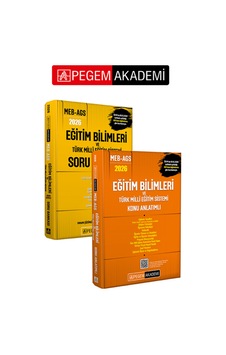 Pegem Akademi 2026 Meb Ags Eğitim Bilimleri Ve Türk Milli Eğitim Sistemi Konu Anlatımlı + 2026 Meb A