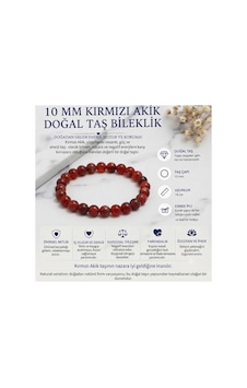 10 Mm Kırmızı Akik Doğal Taş Bileklik El Yapımı Esnek Unisex Tasarım Kırmızı Kırmızı 10 Mm Kırmızı Akik Doğal Taş Bileklik El Yapımı Esnek Unisex Tasarım Kırmızı Kırmızı
