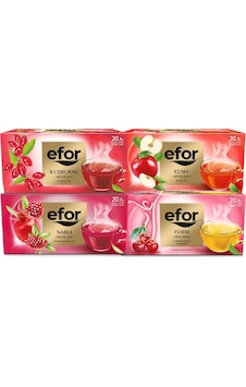 Efor Çay Meyve Çayı 4 x 20'li Efor Çay Meyve Çayı 4 x 20'li