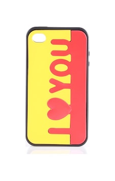 Apple Uyumlu iPhone 4 / 4s Taraftar G Silikon Kılıf Sarı-kırmızı Apple Uyumlu iPhone 4 / 4s Taraftar G Silikon Kılıf Sarı-kırmızı