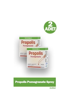 Voonka Propolis Pomegranate 20 Ml - Sprey 2 Adet Voonka Propolis Pomegranate 20 Ml - Sprey 2 Adet