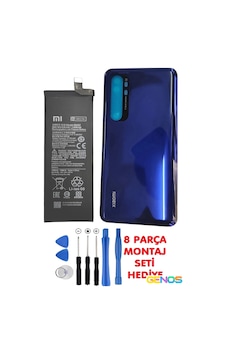 Xiaomi Mi Note 10 Lite Arka Cam Pil Kapağı Batarya Kapağı Mavi + Batarya Pil Bm52 + Montaj Set Xiaomi Mi Note 10 Lite Arka Cam Pil Kapağı Batarya Kapağı Mavi + Batarya Pil Bm52 + Montaj Set