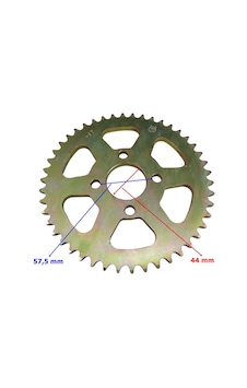 Atv Terratrack 200 Arka Dişli 428-46t İç 44 Mm 4 Delikli Atv Terratrack 200 Arka Dişli 428-46t İç 44 Mm 4 Delikli