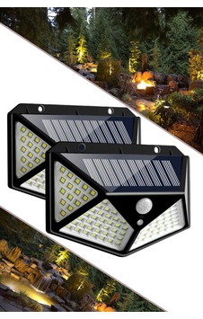 Starmax Güneş Enerjili Hareket Sensörlü Ip65 Suya Dayanıklı 100 Led Lamba 1410 Sku: Zeus8690010205926 2 Adet. Starmax Güneş Enerjili Hareket Sensörlü Ip65 Suya Dayanıklı 100 Led Lamba 1410 Sku: Zeus8690010205926 2 Adet.