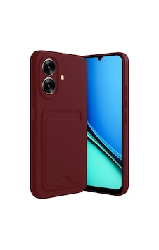 Uryport Realme Note 60 Kelvin Kartvizitli Silikon - Bordo Uryport Realme Note 60 Kelvin Kartvizitli Silikon - Bordo