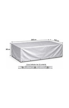 260x160x80 Cm Gri Renk Bahçe Mobilya Koruma Örtüsü Tır Brandasından Üretilen Kuşgözü Kapsüllü Diğer 260x160x80 Cm Gri Renk Bahçe Mobilya Koruma Örtüsü Tır Brandasından Üretilen Kuşgözü Kapsüllü Diğer