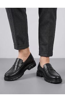 Beren Erkek Siyah Hakiki Deri İç Ortopedik Taban Penny Loafer Günlük Casual Ayakkabı Beren Erkek Siyah Hakiki Deri İç Ortopedik Taban Penny Loafer Günlük Casual Ayakkabı