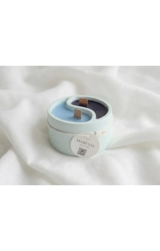 El Yapımı Dekoratif Mum Yin Yang Tasarım Mavi-lacivert El Yapımı Dekoratif Mum Yin Yang Tasarım Mavi-lacivert