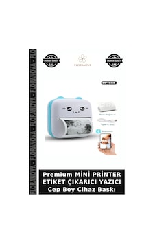Premium Mini Printer Etiket Çıkarıcı Yazıcı Cep Boy Cihaz Baskı