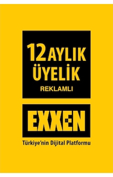 Exxen 12 Aylık Reklamlı Üyelik Paketi - Dijital Abonelik (537837454) Exxen 12 Aylık Reklamlı Üyelik Paketi - Dijital Abonelik (537837454)