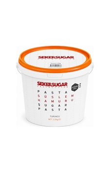 Şeker & Sugar Şeker Hamuru Turuncu 2,5 Kg Şeker & Sugar Şeker Hamuru Turuncu 2,5 Kg