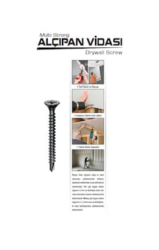 Matkap Uçlu Alçıpan Vidası 3.5 x 45 MM ( 1000 Adet ) Matkap Uçlu Alçıpan Vidası 3.5 x 45 MM ( 1000 Adet )