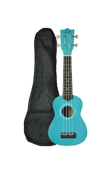 Puka UK-21BL Soprano Ukulele Mavi + Kılıf Puka UK-21BL Soprano Ukulele Mavi + Kılıf