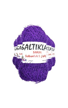 5 Adet Sakal Sabunluk Lif İpliği 30 Mor