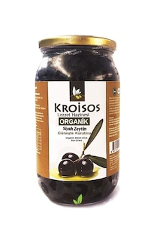 Kroisos Organik Siyah Zeytin Güneşte Kurutulmuş 650 Gr Cam Ambalaj Kroisos Organik Siyah Zeytin Güneşte Kurutulmuş 650 Gr Cam Ambalaj