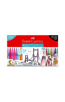 Faber-castell Comfort Keçeli Kalem Maxi Set, 48li Çok Renkli Faber-castell Comfort Keçeli Kalem Maxi Set, 48li Çok Renkli