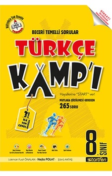 8 Sınıf Türkçe Kampı Startfen Yayınları 8 Sınıf Türkçe Kampı Startfen Yayınları