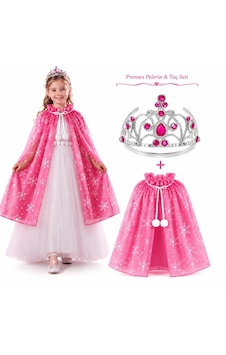 Go İthalat Masal Prensesi Pembe Pelerin Ve Taç Seti 85 Cm Go İthalat Masal Prensesi Pembe Pelerin Ve Taç Seti 85 Cm