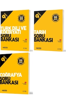 Hız 2026 9. Sınıf Edebiyat + Tarih + Coğrafya Soru Bankası Seti 3 Kitap Hız 2026 9. Sınıf Edebiyat + Tarih + Coğrafya Soru Bankası Seti 3 Kitap