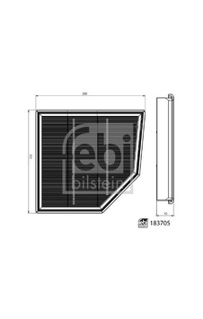 Febı 183705 Hava Filtresi Bmw B38 B48 F70 F74 F78 U06 U12 U11 U10 . Mını F65 F66 F67 U25 13719468656 - Febı 183705 Hava Filtresi Bmw B38 B48 F70 F74 F78 U06 U12 U11 U10 . Mını F65 F66 F67 U25 13719468656 -