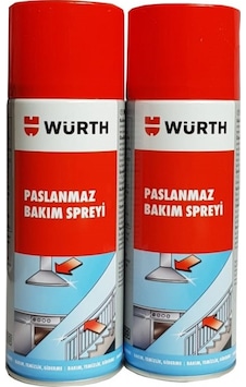 Würth Paslanmaz Bakım Spreyi 2'li Set Würth Paslanmaz Bakım Spreyi 2'li Set