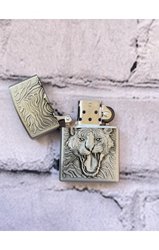 Kaplan 2 Motifli Zippo Model Benzinli Çakmak
