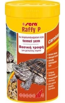 Sera Raffy P Kaplumbağa Ve Sürüngen Yemi 250 Ml - 50 Gr Sera Raffy P Kaplumbağa Ve Sürüngen Yemi 250 Ml - 50 Gr