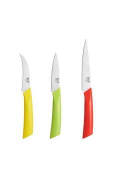 Ikea Matdoft Bıçak Seti - 3 Parça Kırmızı - Sarı - Yeşil Ikea Matdoft Bıçak Seti - 3 Parça Kırmızı - Sarı - Yeşil