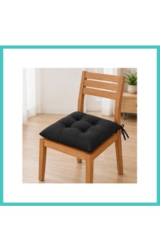 Ny Joy Bağcıklı Sandalye Minderi 40 40 4 Cm Siyah Dış Mekân Nyjoybz Ny Joy Bağcıklı Sandalye Minderi 40 40 4 Cm Siyah Dış Mekân Nyjoybz