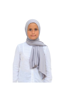 Modish Group Kız Çocuk Şal Başörtüsü Yumuşak Esnek Tesettür Şalı Gri Modish Group Kız Çocuk Şal Başörtüsü Yumuşak Esnek Tesettür Şalı Gri