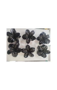 Lotus Toka Siyah Renk 6 Adet 8 Santim Siyah Lotus Toka Siyah Renk 6 Adet 8 Santim Siyah