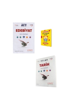 Limit Ayt Edebiyat Ve Tarih Soru Bankası + Planlama Defteri Limit Ayt Edebiyat Ve Tarih Soru Bankası + Planlama Defteri