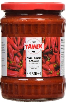 Tamek Tatlı Biber Salçası Cam 540 G Tamek Tatlı Biber Salçası Cam 540 G
