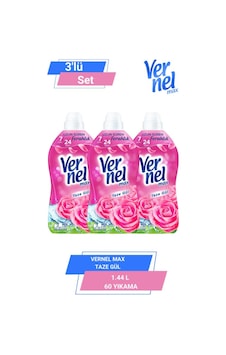 Vernel Max Taze Gül 1.44l 60 Yıkama 3'lü Set set-hnkdtj-5150-6099