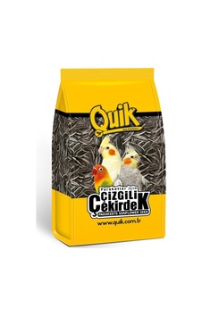 Quik Çizgili Paraket Çekirdeği 500 Gr Quik Çizgili Paraket Çekirdeği 500 Gr