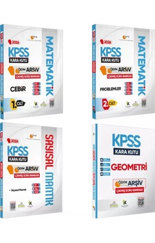 2026 Kpss Matematik-geo-mantık Kara Kutu 4lü Altın Set Ösym Çıkmış Soru Bankası Dijital Çözümlü 2026 Kpss Matematik-geo-mantık Kara Kutu 4lü Altın Set Ösym Çıkmış Soru Bankası Dijital Çözümlü