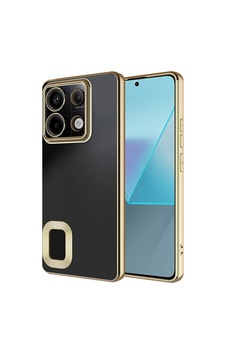 Xiaomi Redmi Note 13 Pro 4g Kılıf Kamera Korumalı Logo Gösteren Zore Omega Kapak Gold Xiaomi Redmi Note 13 Pro 4g Kılıf Kamera Korumalı Logo Gösteren Zore Omega Kapak Gold