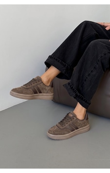 V.S.H Velvet Rota Kadın Kahverengi-kahve Sneaker Spor Ayakkabı - Kadın Günlük Ayakkabı-2527 V.S.H Velvet Rota Kadın Kahverengi-kahve Sneaker Spor Ayakkabı - Kadın Günlük Ayakkabı-2527