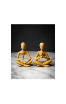 2'li Yoga Ve Meditasyon Temalı Modern Dekoratif Biblo Seti Ev Aksesuarları 12 X 9 Cm 2'li Yoga Ve Meditasyon Temalı Modern Dekoratif Biblo Seti Ev Aksesuarları 12 X 9 Cm