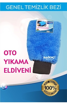 Sağdıç Saraciye Mikrofiber Oto Araç Yıkama Eldiveni otobez001