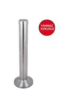 Boru Tipi Küllük Paslanmaz Çelik Ss304 Çap 10.5 Yükseklik 83 CM