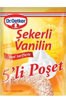 Dr. Oetker Şekerli Vanilin 5'li Poşet
