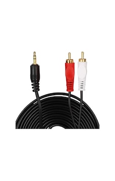 Sh Fully G-530ag 3 Metre Gold Uçlu 2 Rca - 3.5mm Stereo Ses Kablosu Najmaddin Sh Fully G-530ag 3 Metre Gold Uçlu 2 Rca - 3.5mm Stereo Ses Kablosu Najmaddin
