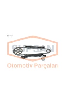 Supsan Ez-101 Eksantrik Zincir Seti Astra H-corsa C-d-combo-c-d-astra J-merıva-albea-doblo-egea-punto-500- 1.3 Jtd -1.3 Cdtı E4-e5-e6 Gergi Seti 95518770-71776647-55171579-55177460 1 Takım