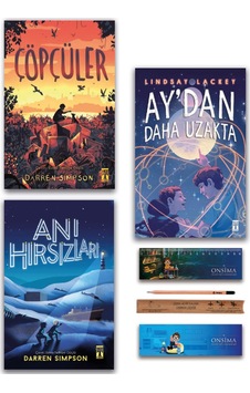 Genç Timaş Ay Dan Daha Uzakta - Anı Hırsızları - Çöpçüler Set 3 Kitap