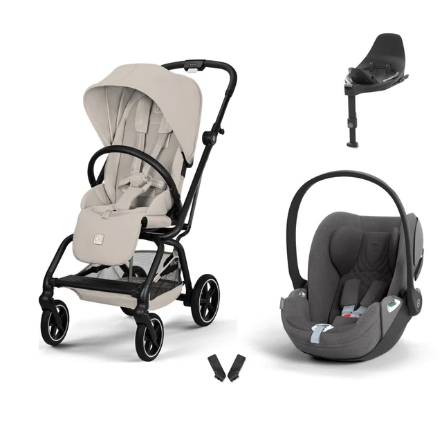 Eezy S Twist+2 Travel Sistem Dune Grey & Cloud T Plus Bazalı Mirage Grey Eezy S Twist+2 Travel Sistem Dune Grey & Cloud T Plus Bazalı Mirage Grey