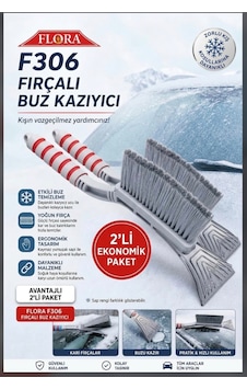 Fırçalı Ve Kırıcılı Lüks Buz Kazıyıcı 2'li Ekonomik Paket Çok Renkli Fırçalı Ve Kırıcılı Lüks Buz Kazıyıcı 2'li Ekonomik Paket Çok Renkli