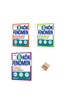 Fenomen Lgs 2027 Matematik Fen Bilimleri Ve Türkçe 3lü Set Kök Soru Bankası + Telefon Standı Fenomen Lgs 2027 Matematik Fen Bilimleri Ve Türkçe 3lü Set Kök Soru Bankası + Telefon Standı