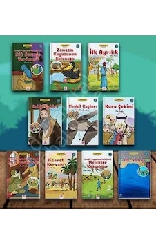 Çocuklar İçin Sevgili Peygamberimizin Hayatı Serisi Seti -10 Kitap Takım  - Cuma Karakoç  - Aktaş Yayıncılık