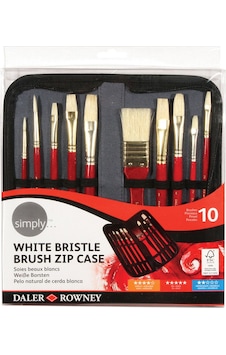 Daler Rowney Yağlı Boya Kırmızı Saplı 10 Lu Fırça Seti Daler Rowney Yağlı Boya Kırmızı Saplı 10 Lu Fırça Seti